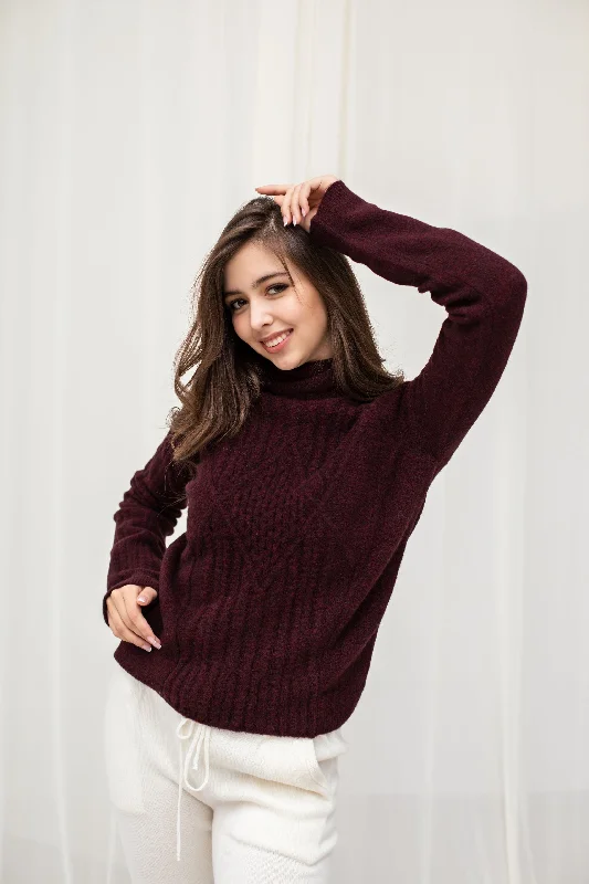 Classic Series Turtleneck Sweater with raglan sleeves