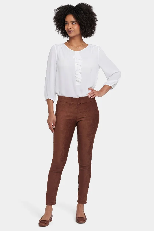 Trendy Traveler Basic Legging Pants - Coffee Bean