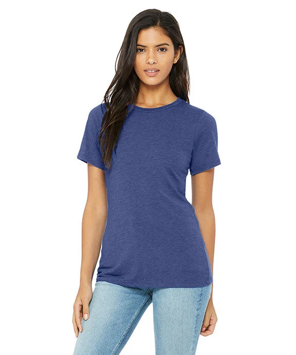End Of The Year 6413 - Bella + Canvas Ladies Relaxed Triblend T-Shirt | True Royal Triblend