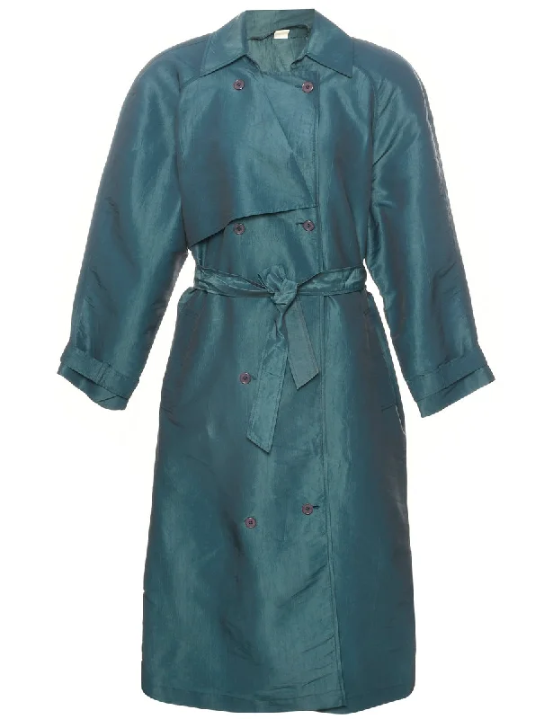 Casual Chic Double Breasted Trench Coat - L