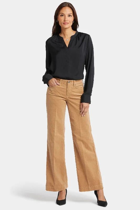 Soft Clothing Teresa Wide Leg Pants - Sand Dune