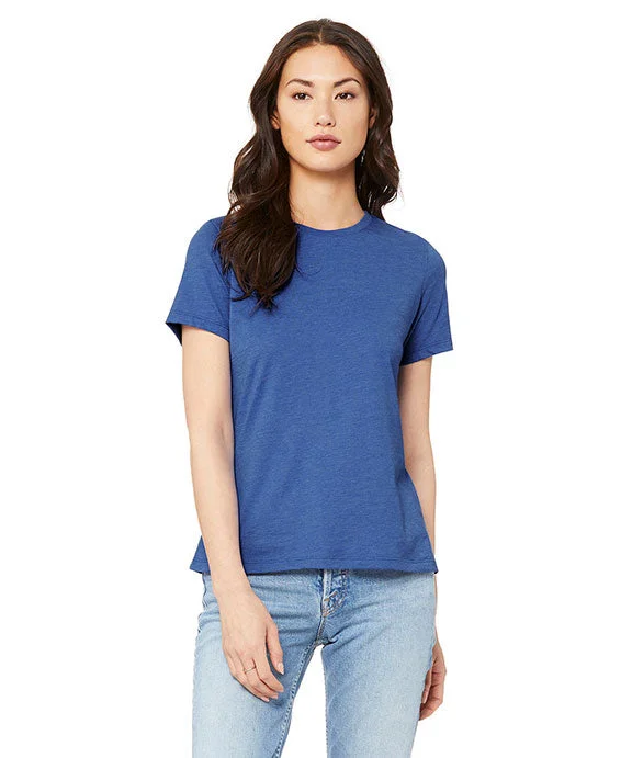 Retro Prints 6400CVC - Bella + Canvas Ladies Relaxed Heather CVC Short-Sleeve T-Shirt | Heather True Royal Retro Prints 6400CVC - Bella + Canvas Ladies Relaxed Heather CVC Short-Sleeve T-Shirt | Heather True Royal