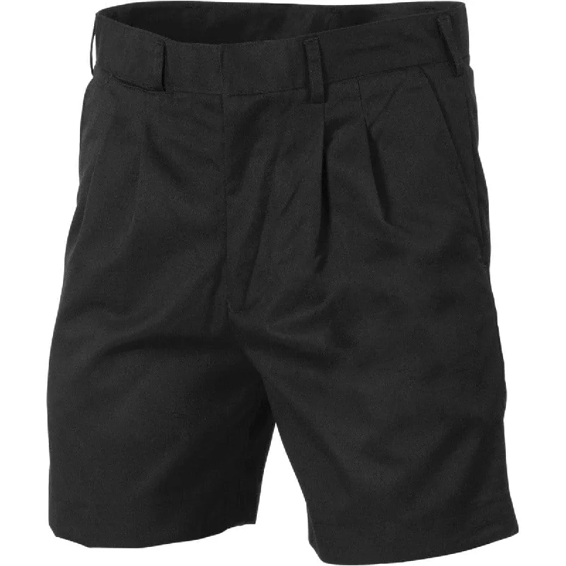 End Of The Year Dnc Workwear Pleat Front Permanent Press Shorts - 4501