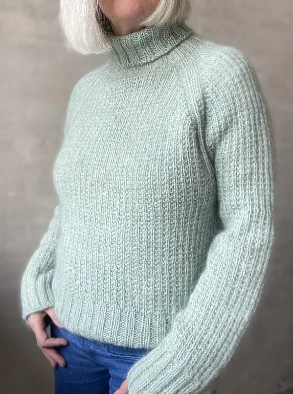 Retro Fashion Ellen sweater, No 20 + Silk mohair knitting kit