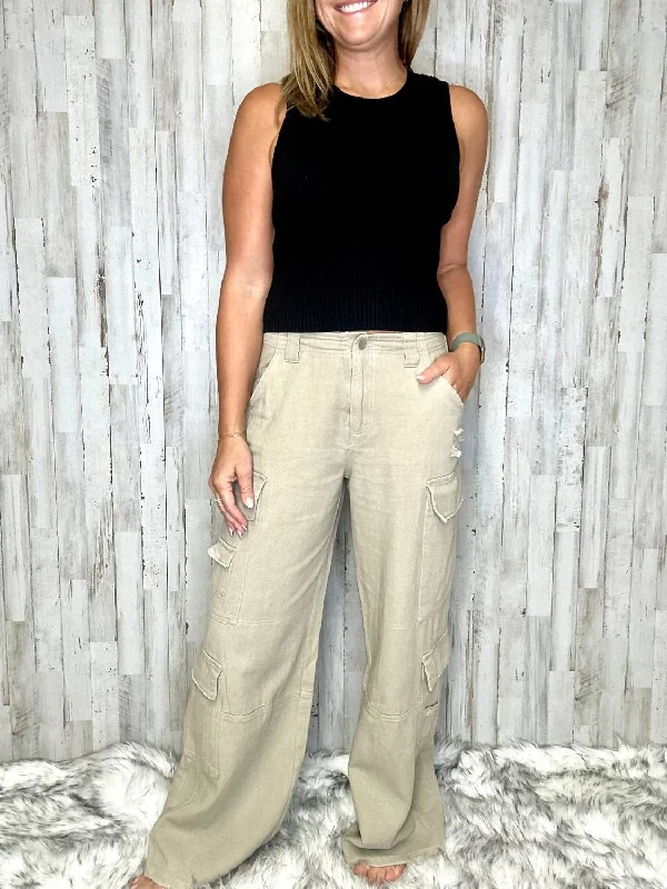 Relaxed Dresses Melrose Cargo Pants In Dry Herb