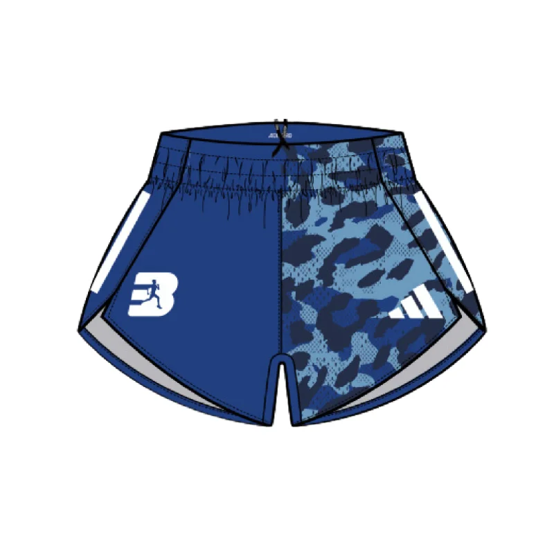 Knowledge And Elegance Womens Adidas Running Split Shorts (Leopard Print)