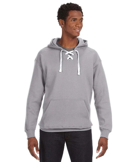 Fashionable Items JA8830 - J America Adult Sport Lace Hooded Sweatshirt | Oxford