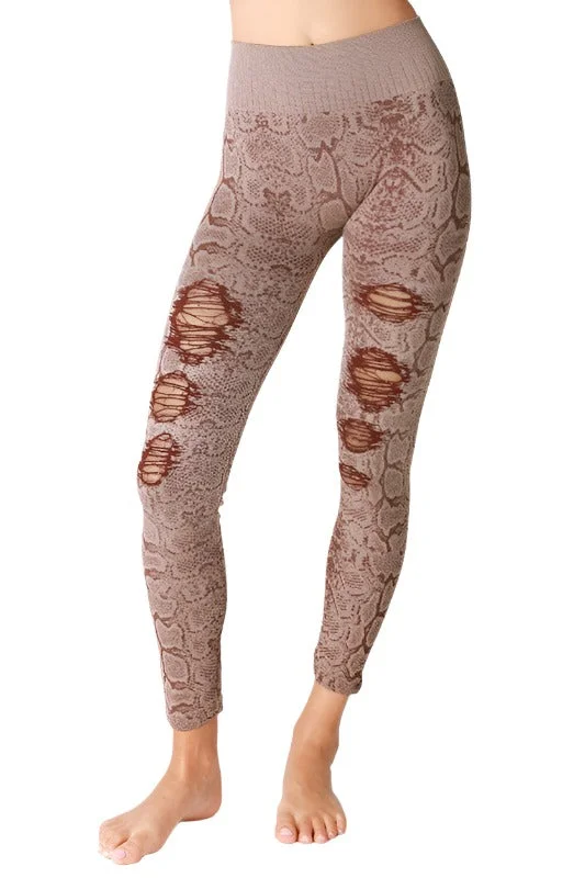 Cute Design NikiBiki Snakeskin Seamless Leggings NB7905