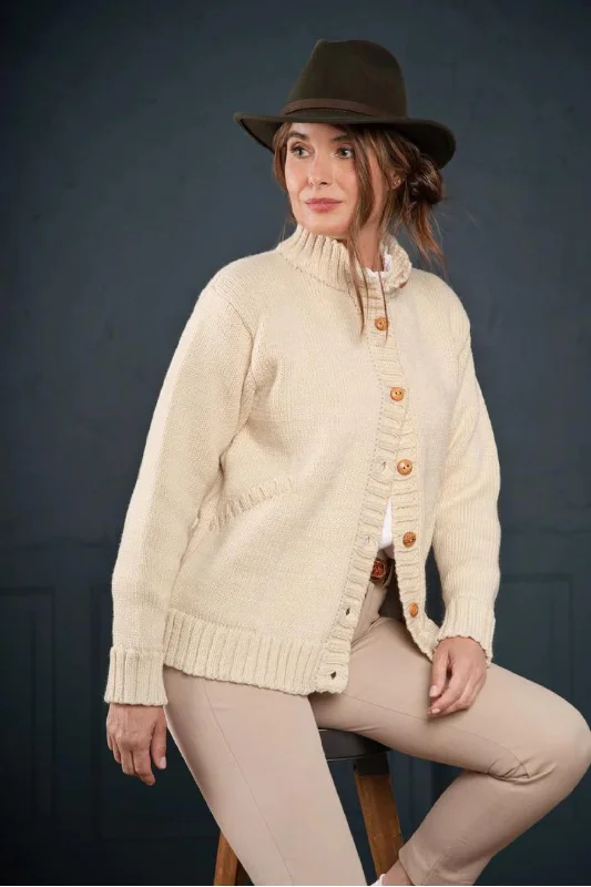 Elegant And Simple Orizon - Victoria Cardigan - Natural