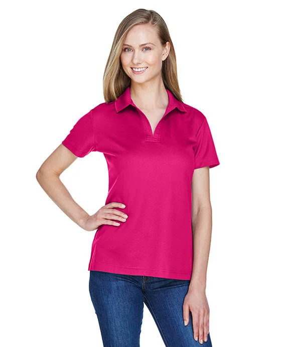 Refreshing Design DG20W - Devon & Jones CrownLux Performance® Ladies Plaited Polo Shirt | Crown Raspberry