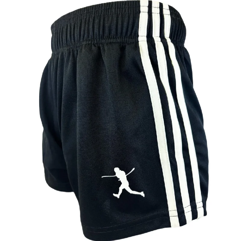 Trendy Casuals Action Shorts (Black and White)