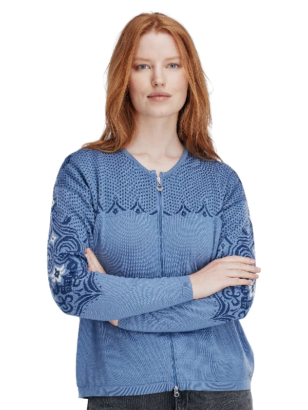 Personalized Clothing Dale of Norway - Rosendal Women's Jacket - Blue