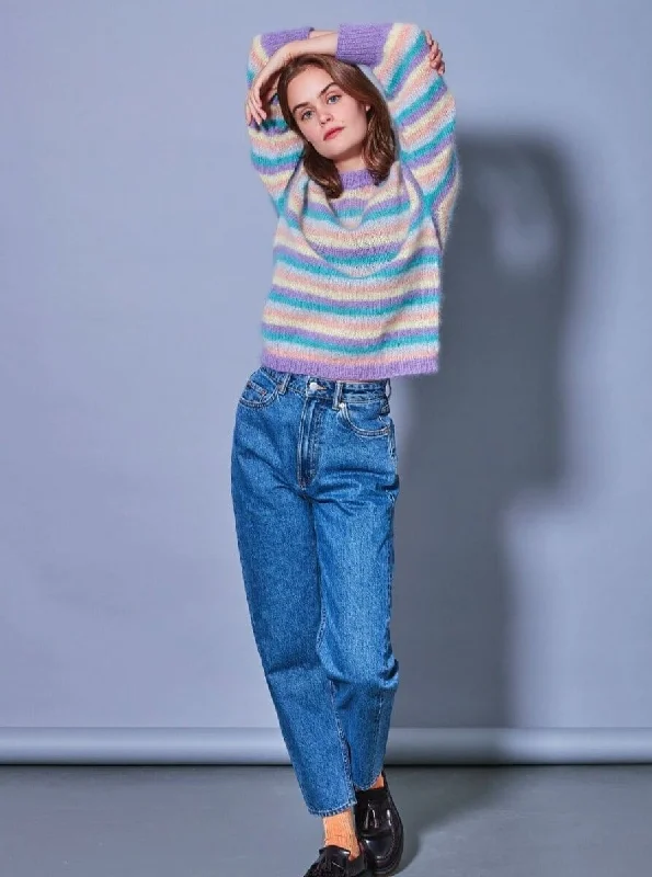 Personalized Design Viola Jumper Mohair Edition by Spektakelstrik, Silk mohair knitting kit
