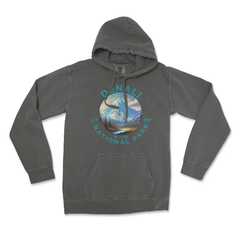 Elegant Wear Denali National Park Comfort Colors Hoodie