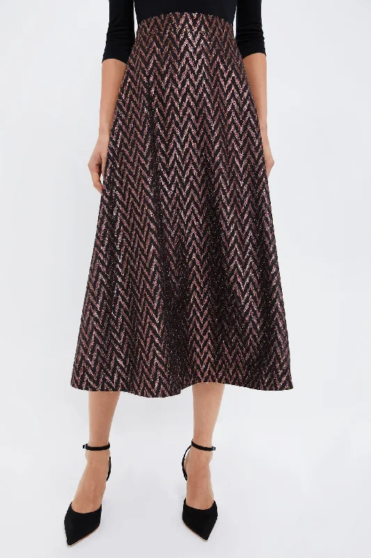 Advanced Customization Metallic Ikat Sierra Skirt