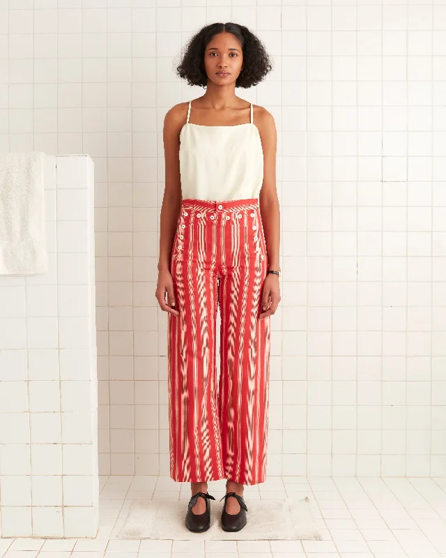 Exquisite Tailoring Parasol Stripe Sailor Trousers