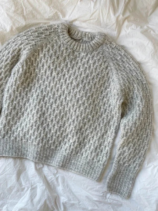 British Style Jenny sweater by PetiteKnit, No 20 + Silk mohair knitting kit