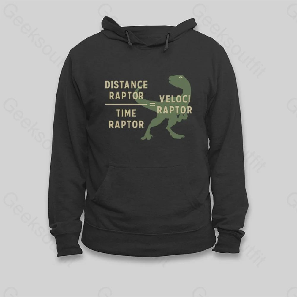 Fashion Comfort Equations Of Motion Science Velociraptor Hoodie