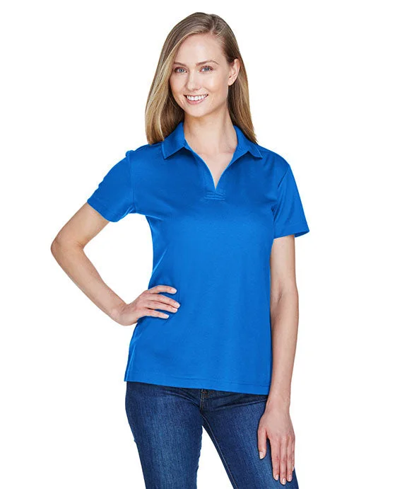 Cute Design DG20W - Devon & Jones CrownLux Performance® Ladies Plaited Polo Shirt | French Blue