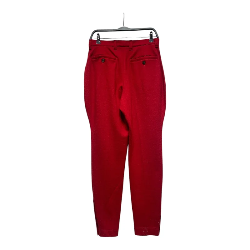 Fashionable Items ISSEY MIYAKE/Bottoms/M/Wool/RED/Slim Buttons on bottom