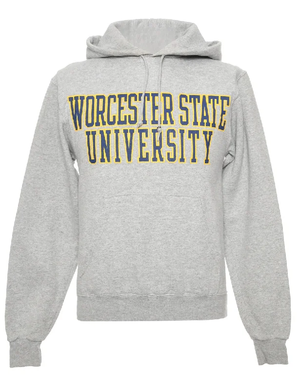 Lounge Chic Worcester State University Printed Hoodie - M