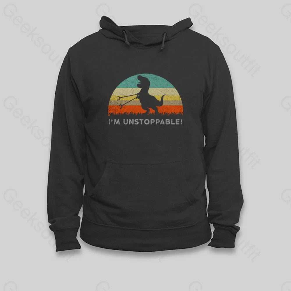 Cozy Dress I'm Unstoppable T-Rex Hoodie