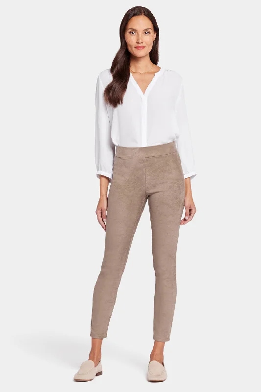 Comfortable Jackets Basic Legging Pants - Saddlewood