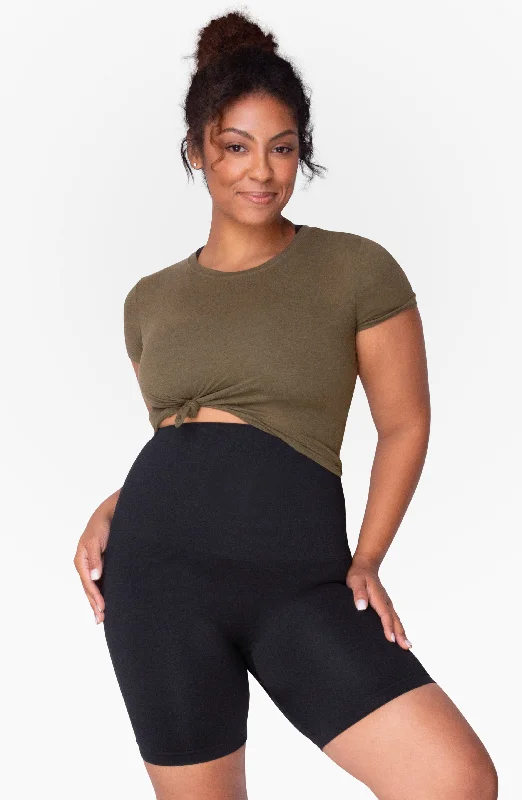 Romantic And Sweet Mother Tucker® Postpartum Compression Biker Shorts