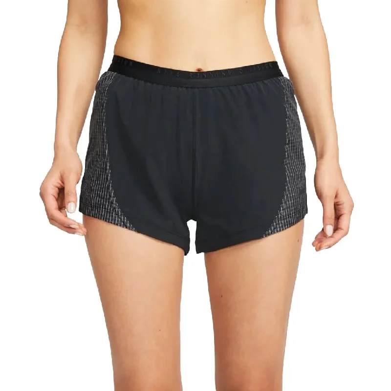 Fashion Innovation Womens Nike Dri-Fit Run Division Tempo Luxe Short - Black