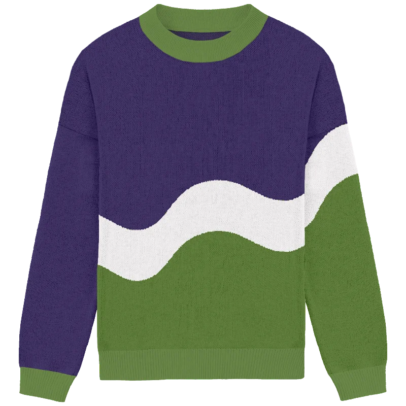 Minimalism Genderqueer Squiggle Crewneck