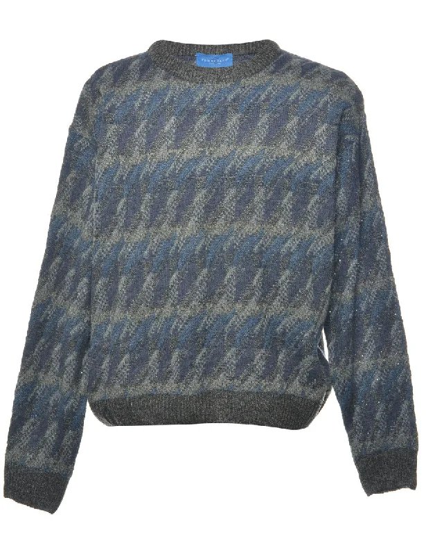 Simple Style Dark Grey Jumper - L