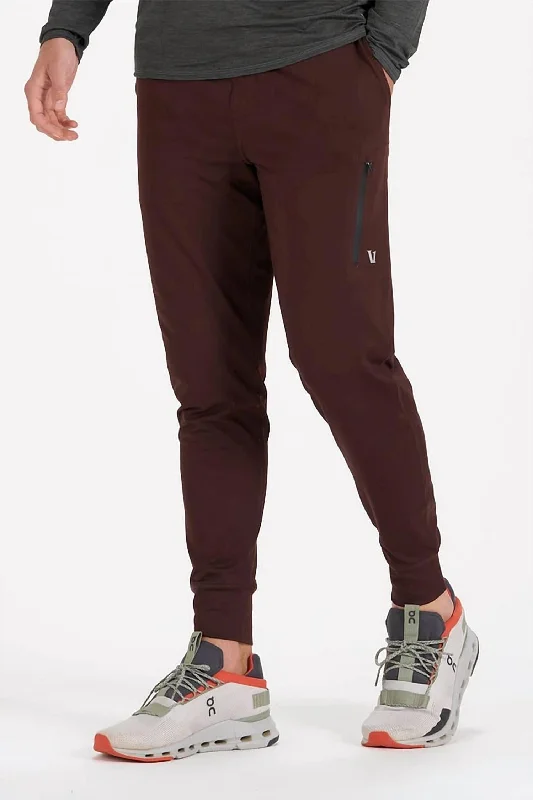 Warm Wear Men's Sunday Performance Jogger In Oxblood