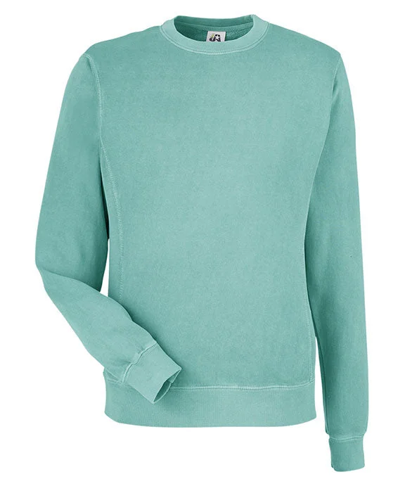 Exquisite Design 8731JA - J America Unisex Pigment Dyed Fleece Sweatshirt | Marine