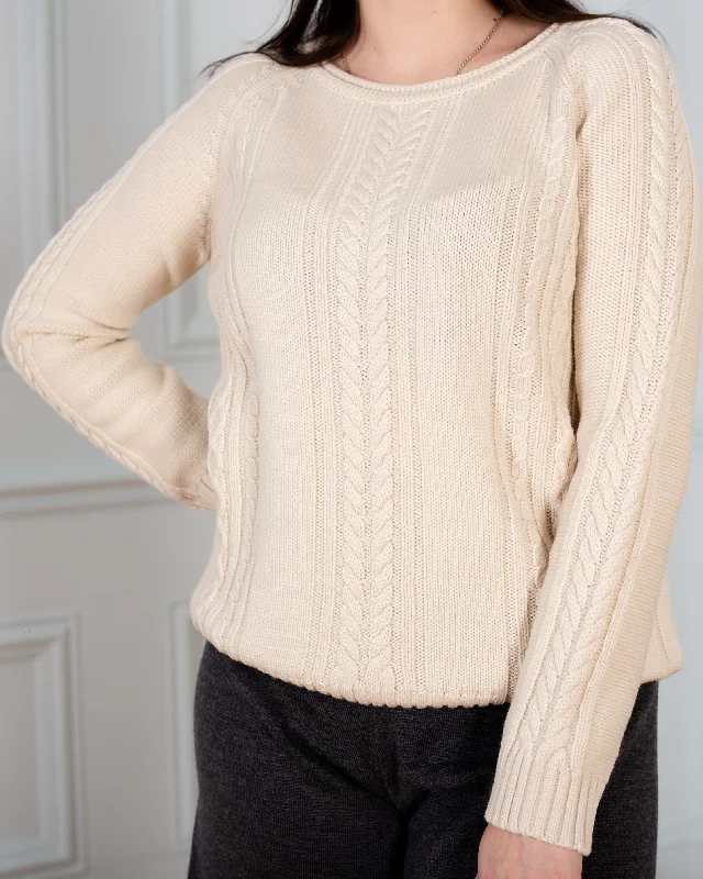 Diamond Series Women Sweater Cable-Knit