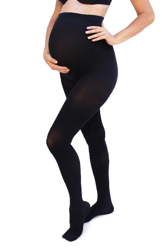 Literary Style Maternity Compression Tights