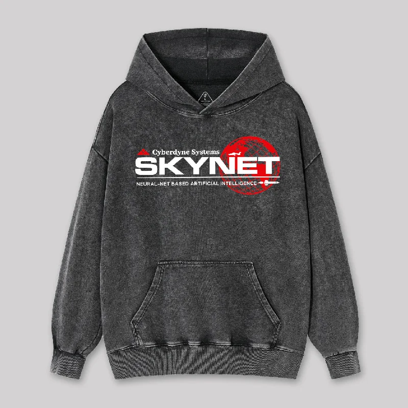 Soft Fabrics Cyberdyne Systems Skynet Washed Hoodie
