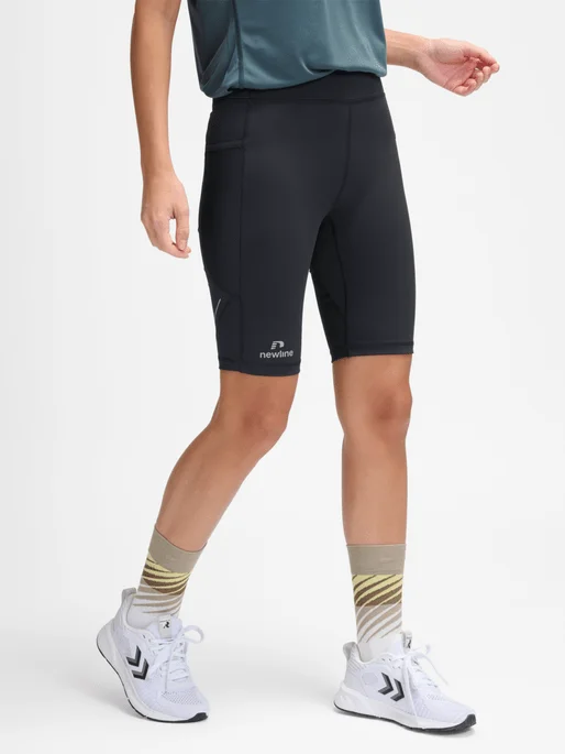 Stylish Ease Newline Women's Race High Waisted Pocket Tight Shorts