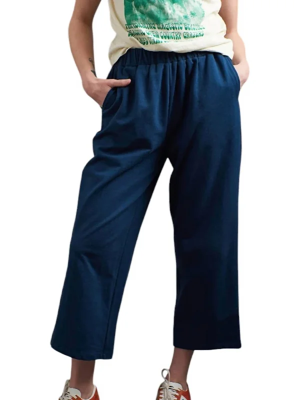 Exquisite Craftsmanship Fae Loop Knit Pants In Blue