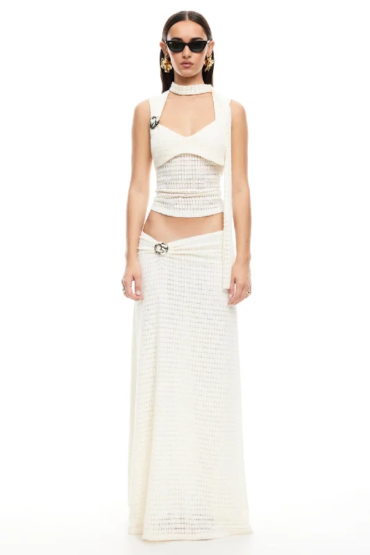 Body Design LIONESS In Your Dreams Maxi Skirt Cream