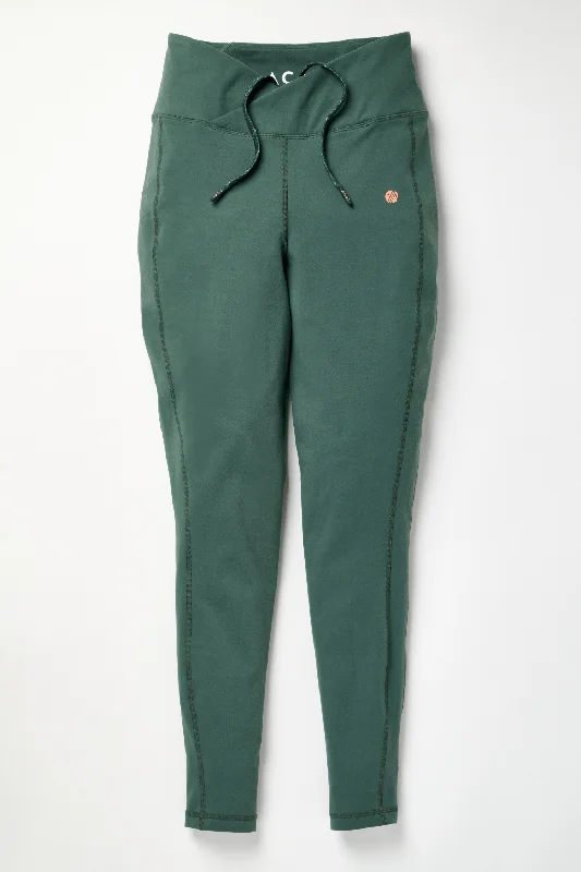 Fashion Style Encompass Leggings - 7/8 Length - Laurel
