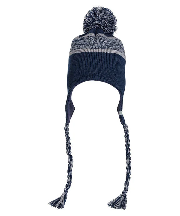 Sports litigation style 5007JA - J America Backcountry Knit Pom Hat | Navy