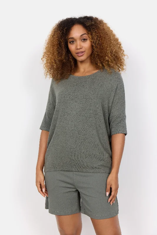 Slim Fit Soya Concept Biara Half Sleeve Top