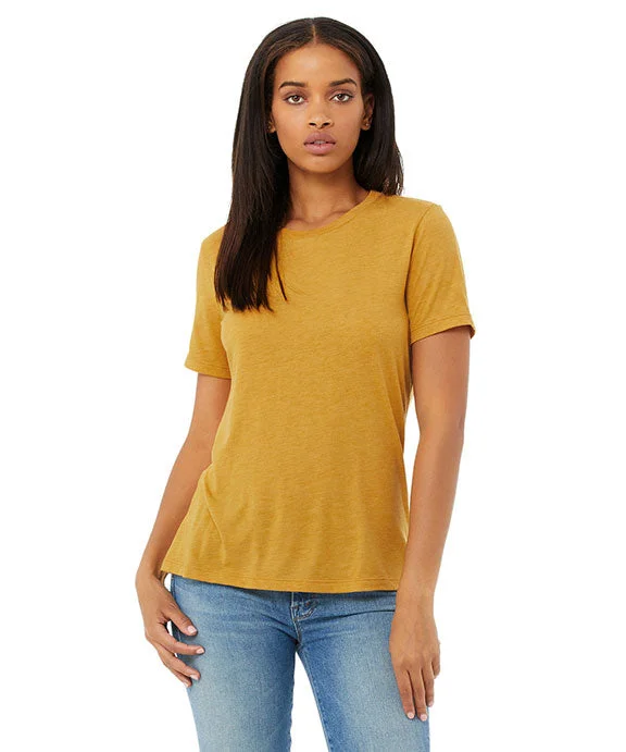 Goddess Style 6413 - Bella + Canvas Ladies Relaxed Triblend T-Shirt | Mustard Triblend Goddess Style 6413 - Bella + Canvas Ladies Relaxed Triblend T-Shirt | Mustard Triblend