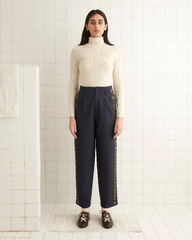 All-Day Wear Deco Collage Trousers