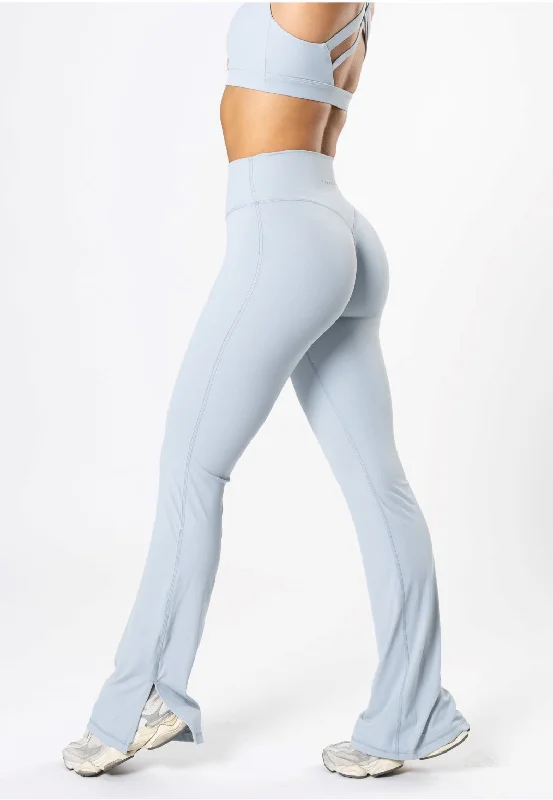 Warm Winter Series RecStretch Original Sculptseam® Plus Flare Legging 34" Pearl Blue