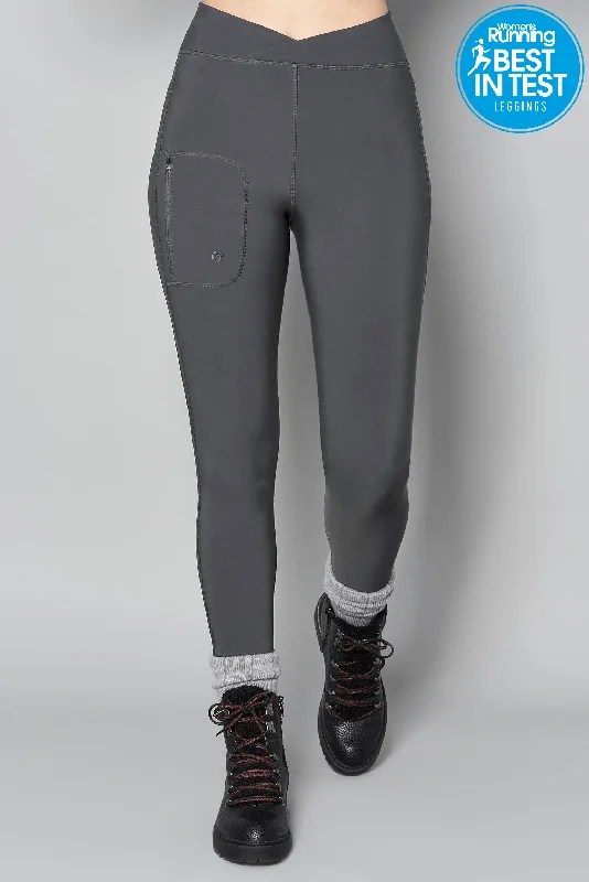 Stylish Comfort Outdoor Softshell Leggings - Storm Grey