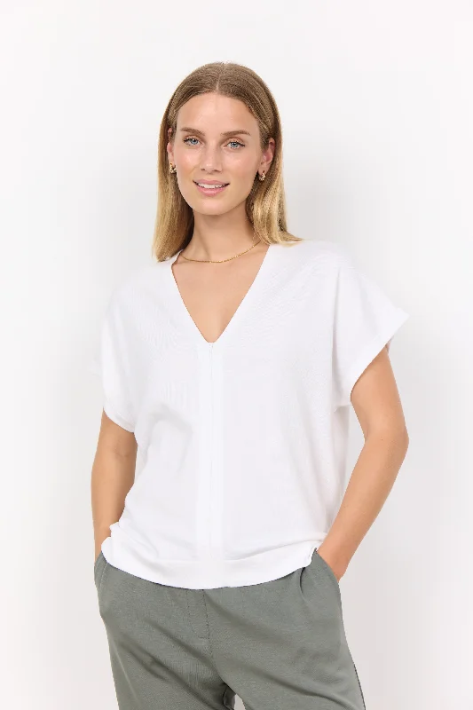 Soft Touch Soya Concept Dollie Short Sleeve V-Neck Sweater
