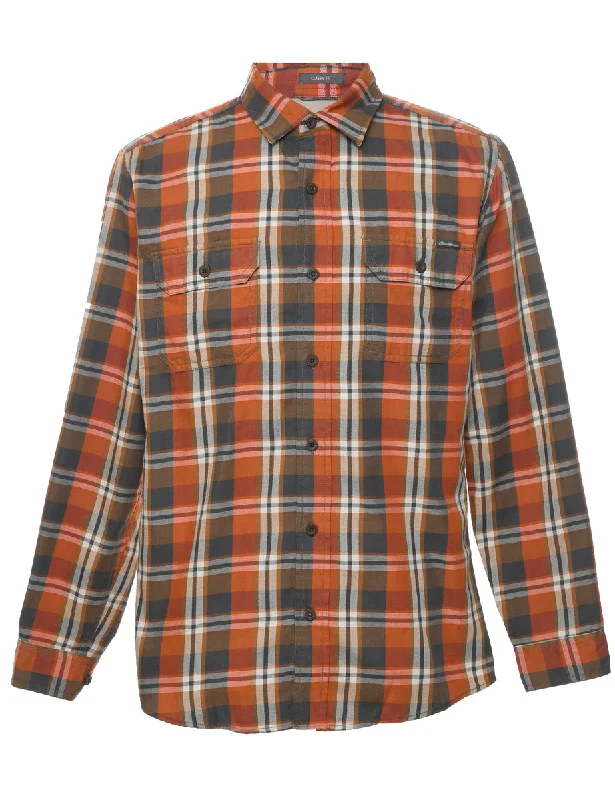 Relaxed Dresses Eddie Bauer Checked Shirt - M