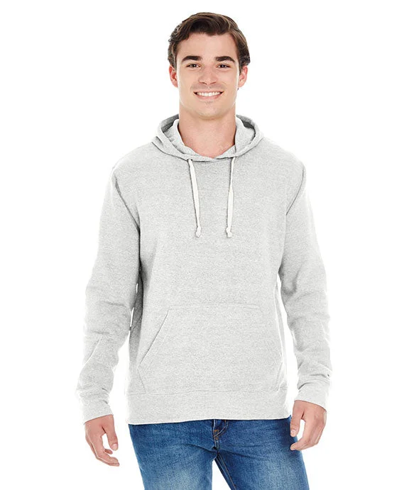 Fashion Concept JA8871 - J America Adult Triblend Pullover Fleece Hooded Sweatshirt | Antique White Triblend