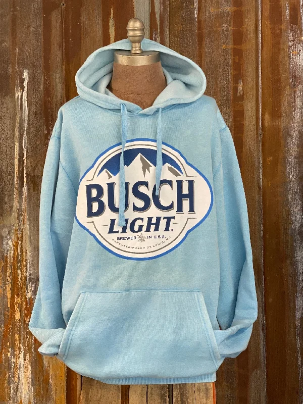 Cozy Pants Busch Light Hoodie- Sky Blue